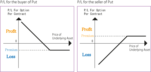 P/L Graph of Put Option